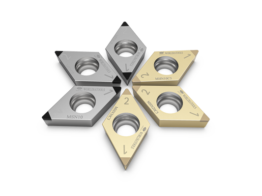 Mananova CBN standard Insert for machining hardened steel cast iron and powder metallurgy