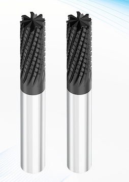 Diamond-Coated Cross-Edge End Mill